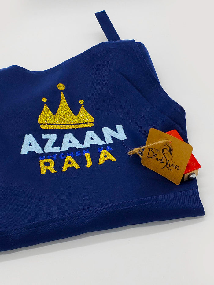 Kitchen ka raja - Personalized apron with pockets for boys and girls.