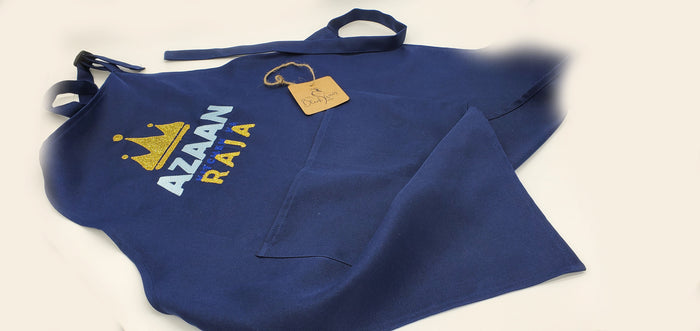 Kitchen ka raja - Personalized apron with pockets for boys and girls.