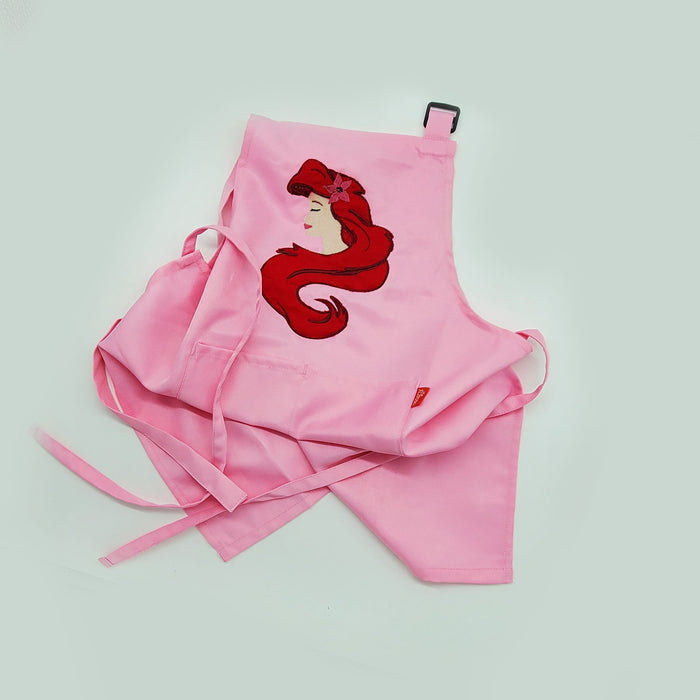 Mermaid - Personalized apron for girls.